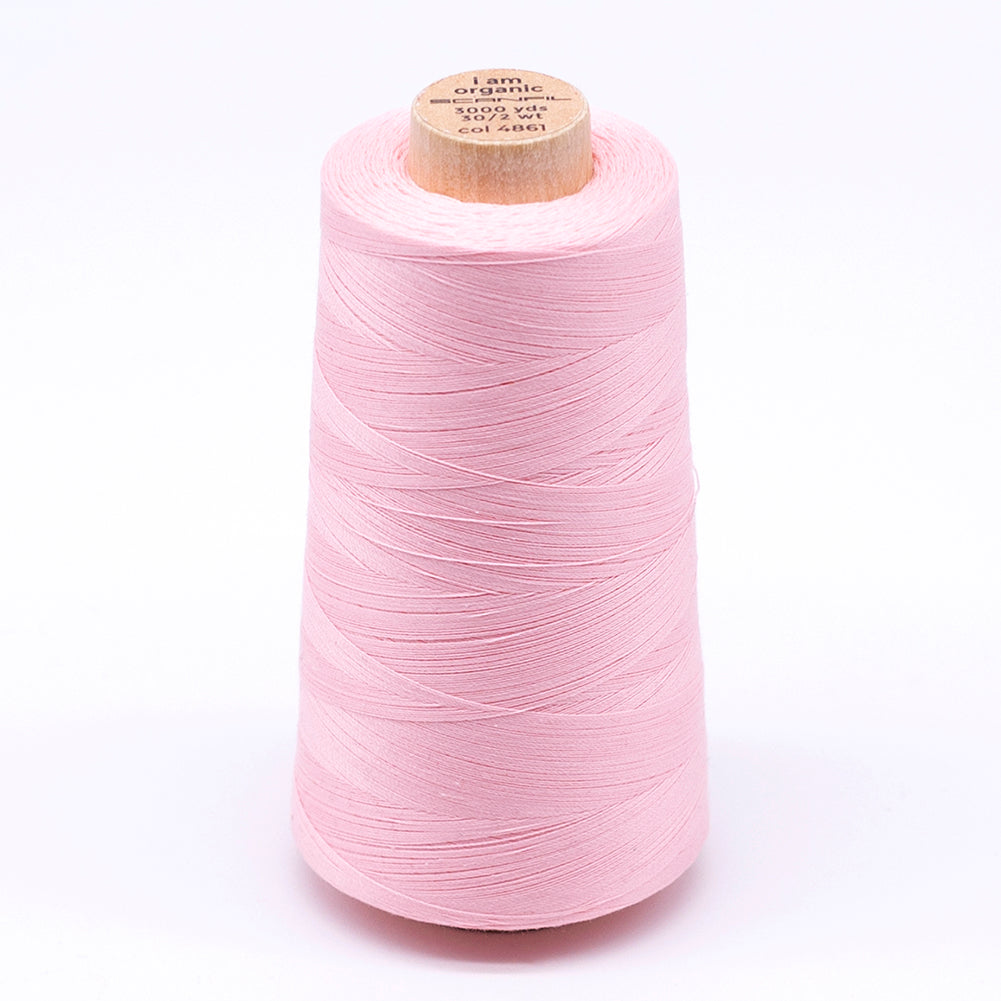 SCANFIL® 30wt Organic Pima Cotton Thread 3000 yd Cone - 4861 Cristal Rose - Joann Fabrics