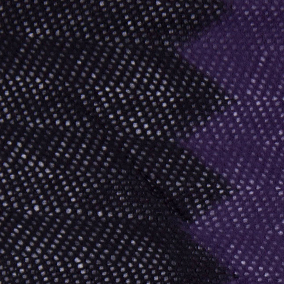 Purple, Black and White Big Zig Zags Soft Sweater Knit - Joann Fabrics