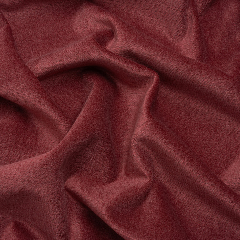Polyester and Cotton Upholstery Velvet - Merlot - Corry Collection - Joann Fabrics