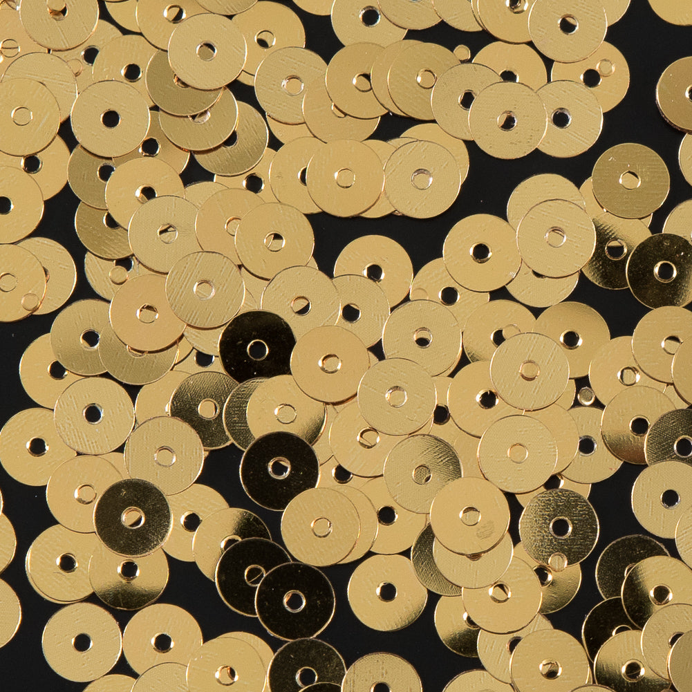 Bag of True Gold Color Loose Sequins - 5mm - Joann Fabrics