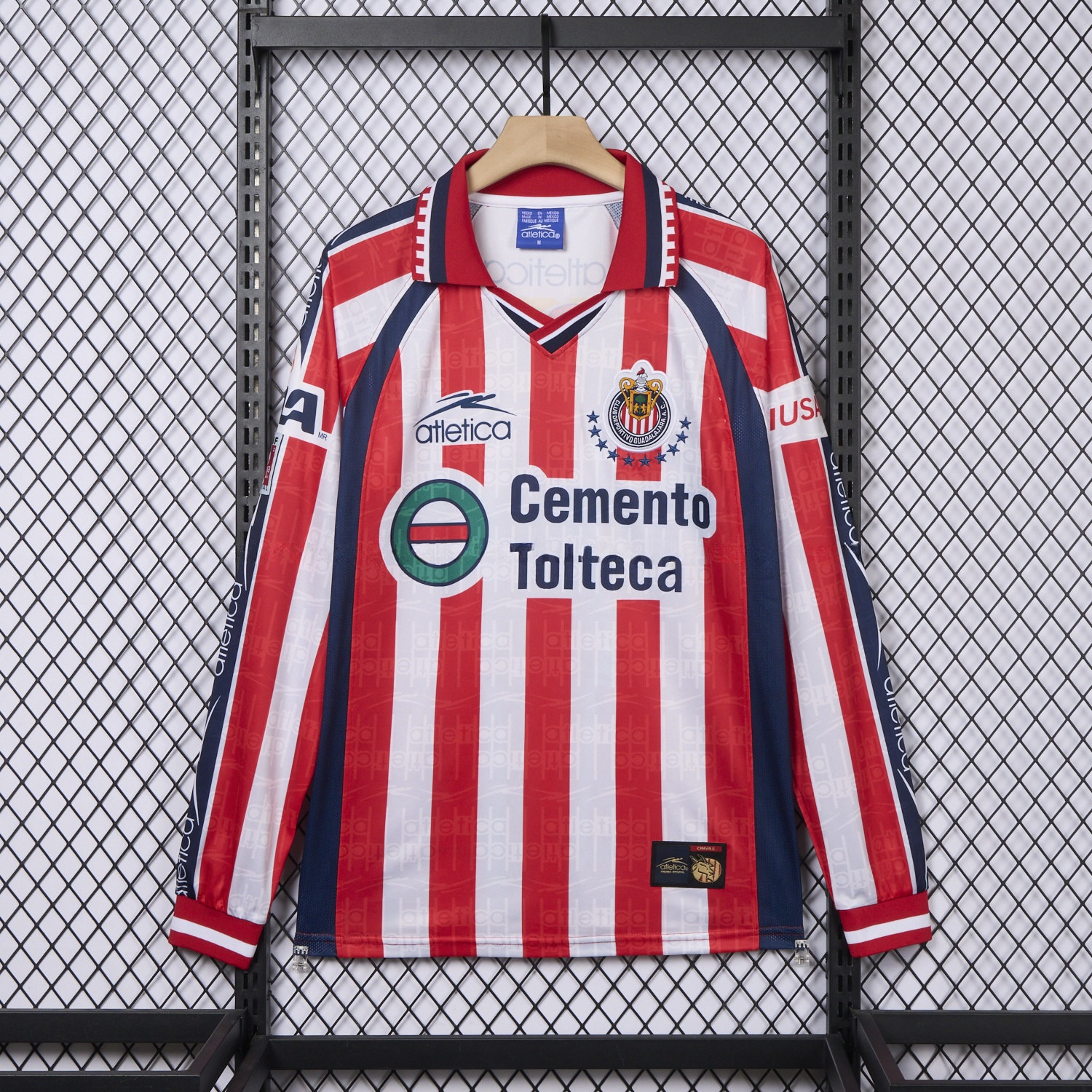 Retro Chivas de Guadalajara 1999-00 Home Long Sleeves Jersey - UnitedFutballJersey