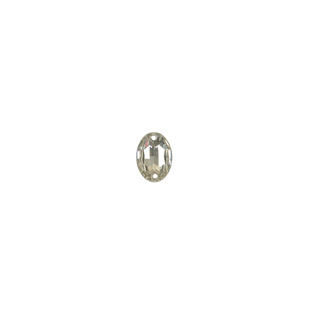Vintage Crystal Faceted Oval Sew-on Imitation Stone - 16mm x 11mm - Joann Fabrics