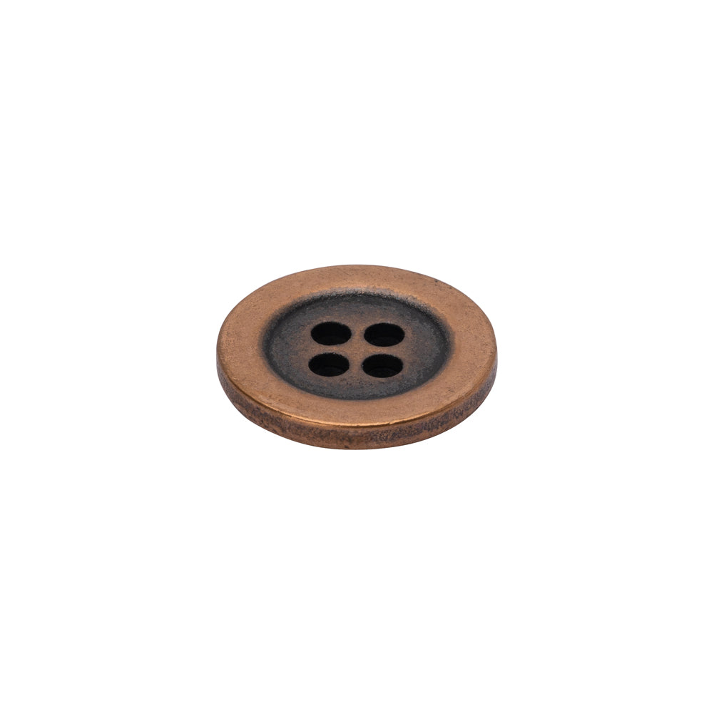 Metal 4-Hole Button - 24L/15mm - Copper - Joann Fabrics