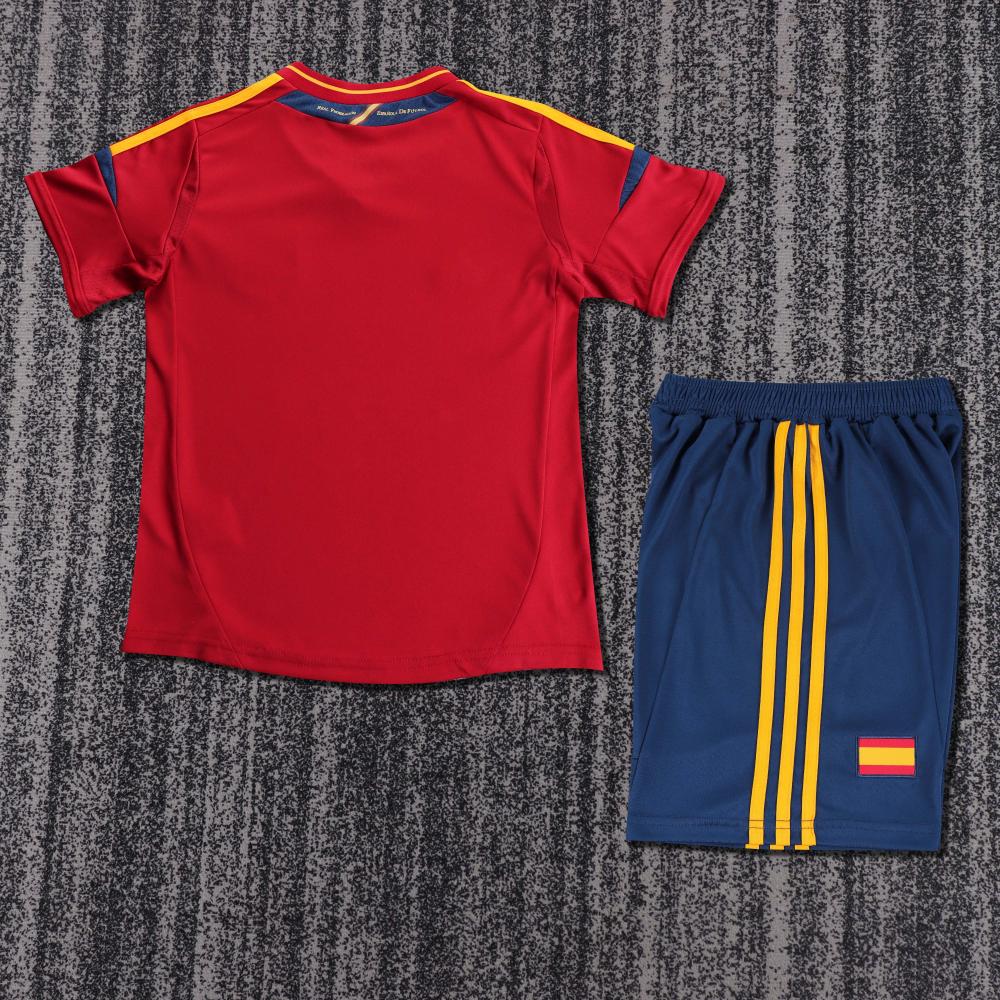 2012 Retro Spain Home Football Shirt 1:1 Thai Quality Kids Size