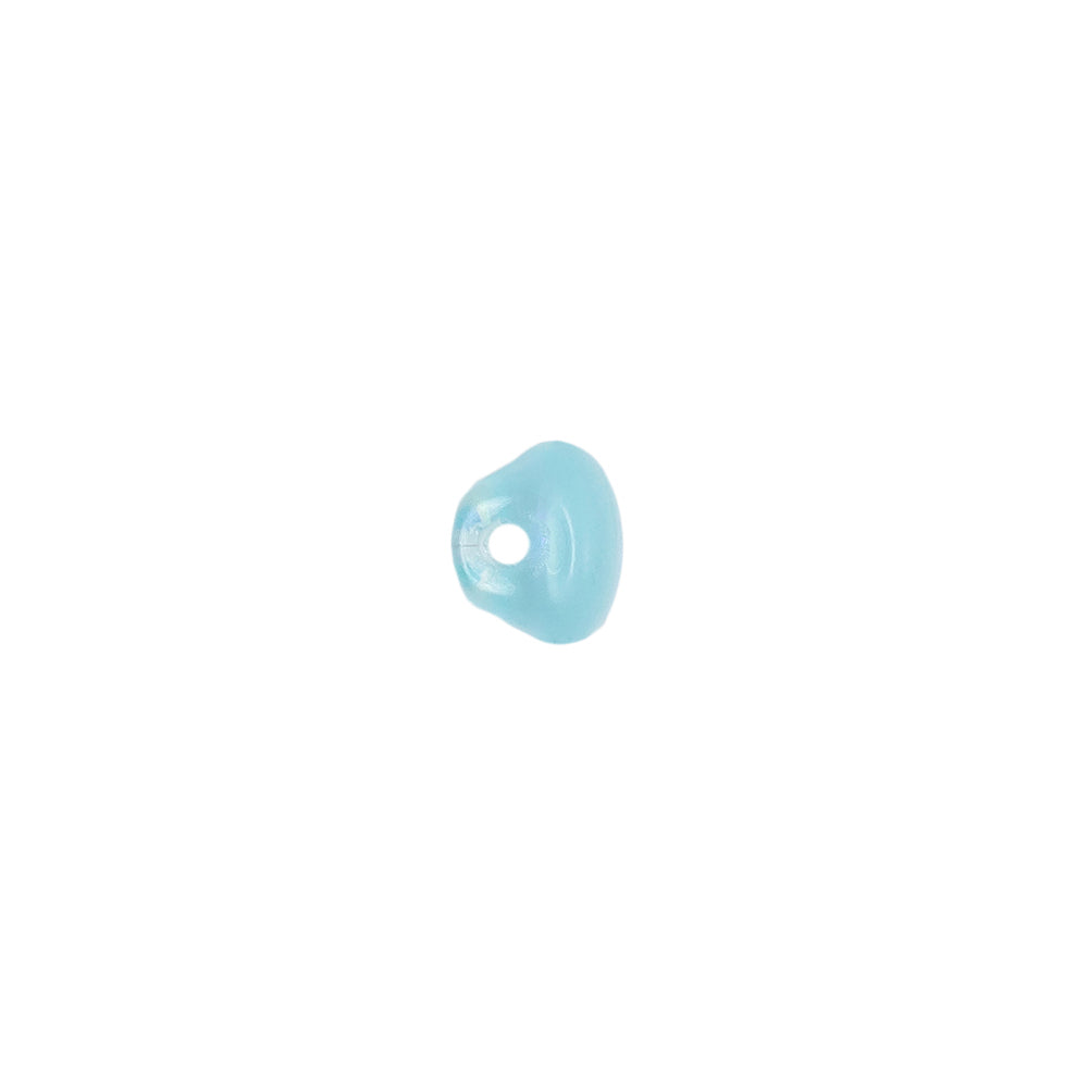 European AB Blue Self Back Glass Button - 12L/7.5mm - Joann Fabrics