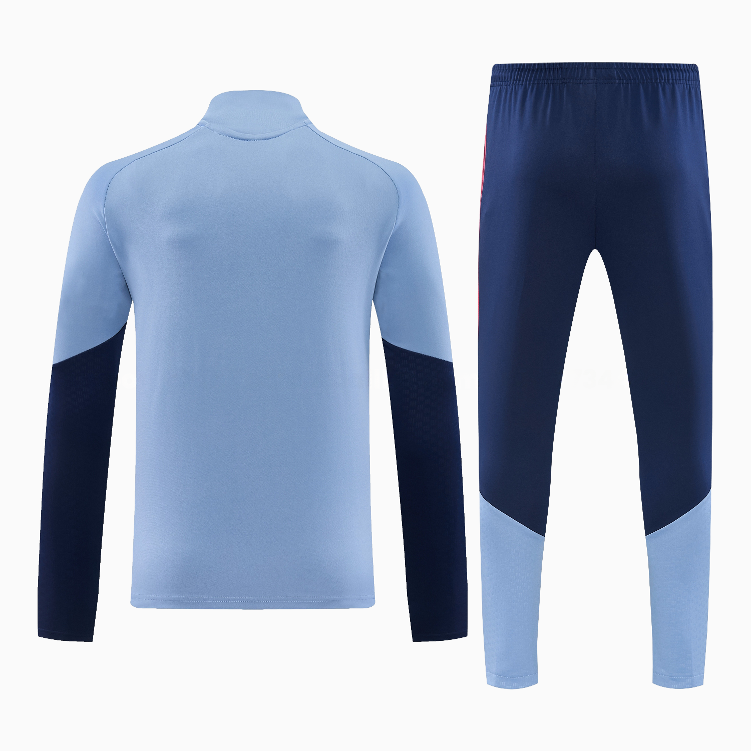 Bayern Munich 26-27 Long Sleeves Training Set - Light Blue Top and Dark Blue Pants - UnitedFutballJersey