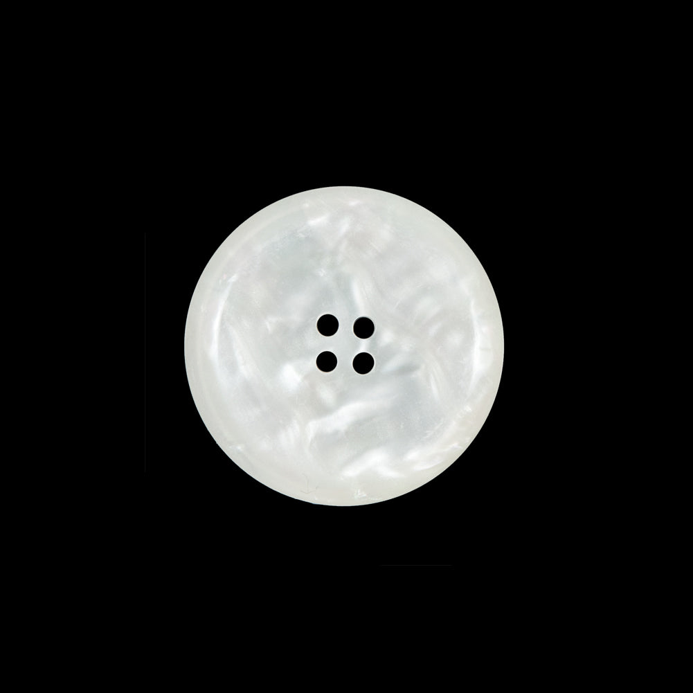 White Iridescent Plastic Button - 32L/20mm - Joann Fabrics