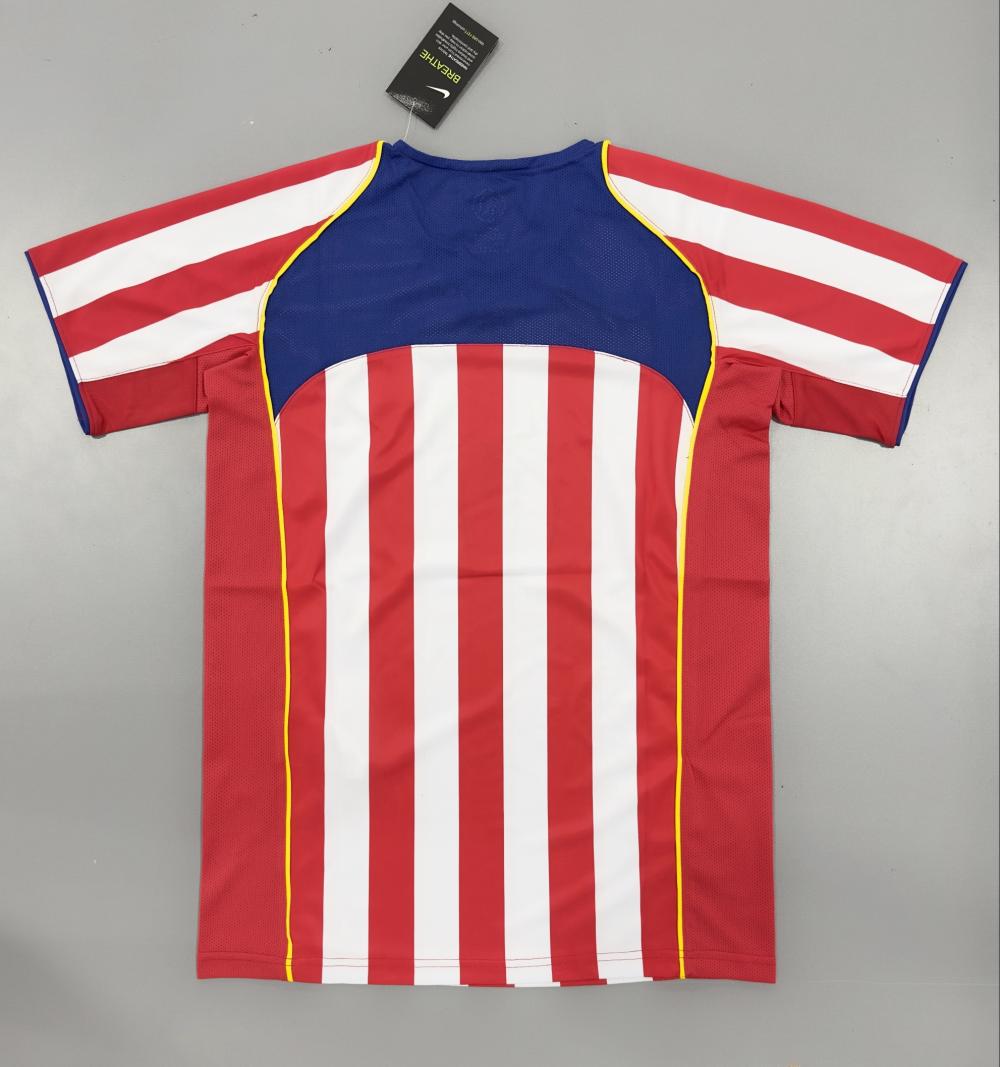 2004/2005 Retro Atletico Madrid Home Soccer Jersey 1:1 Thai Quality