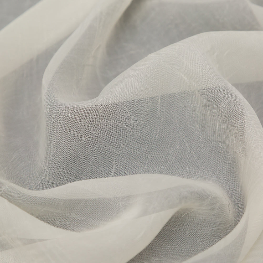Wrinkled Drapery Sheer Fabric - Oyster - British Imported - Joann Fabrics