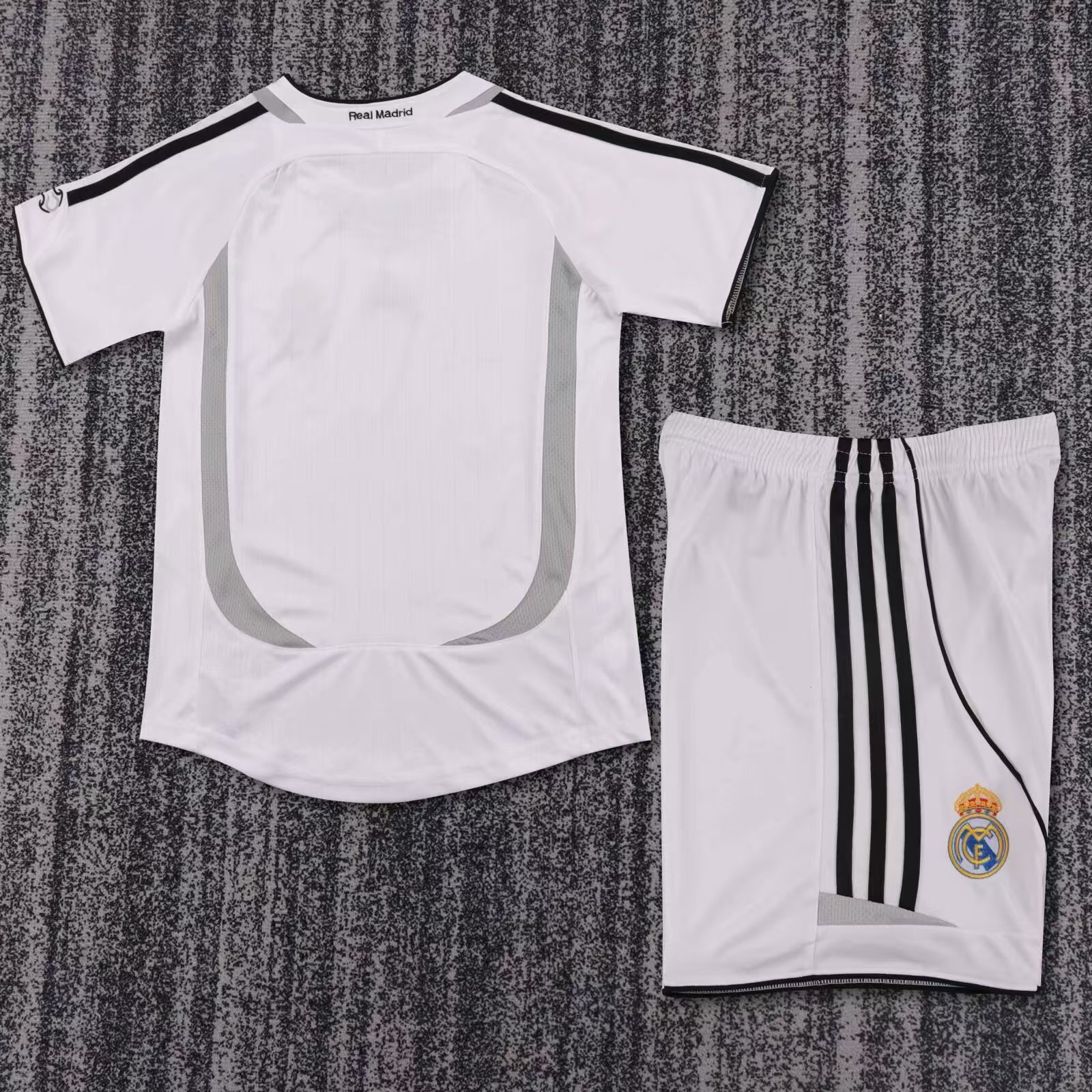 2006-2007 Retro Real Madrid Home Football Shirt 1:1 Thai Quality Kids Size
