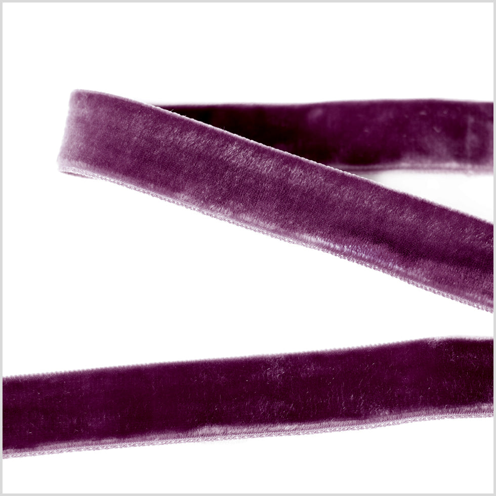 Double Faced Velvet Ribbon Made in Italy - 7/8