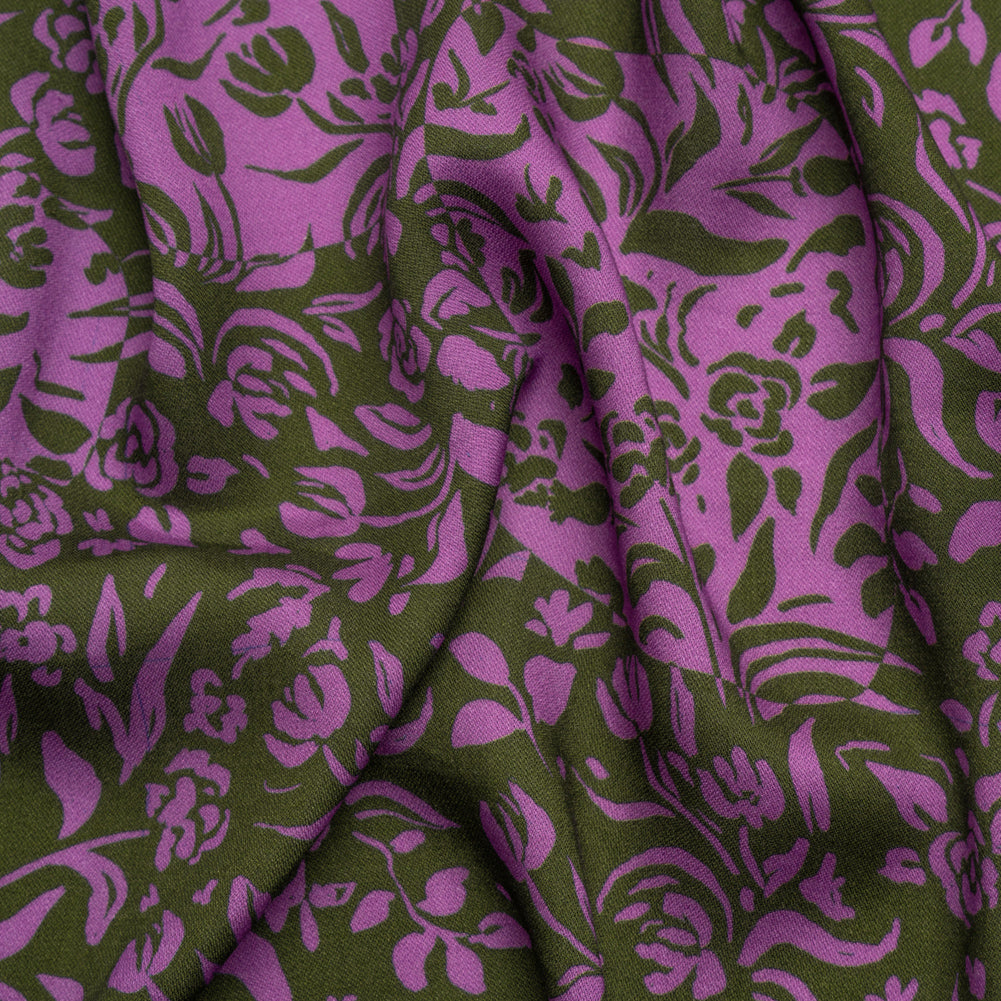 Mood Exclusive Purple Casting Shadows Viscose Woven - Joann Fabrics