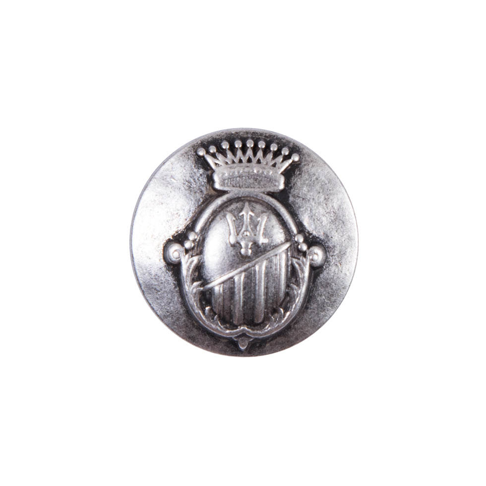 Italian Silver Zamac Button - 32L/20mm - Joann Fabrics