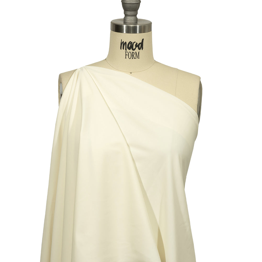 Recycled Swimwear Tricot, UV Protective - Ivory - Santorini Plus Collection - Joann Fabrics