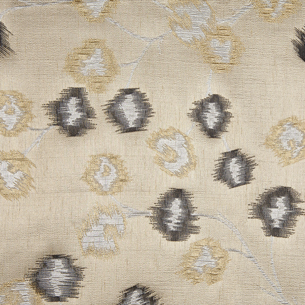 Gold and Black Soft Floral Satiny Brocade - Joann Fabrics