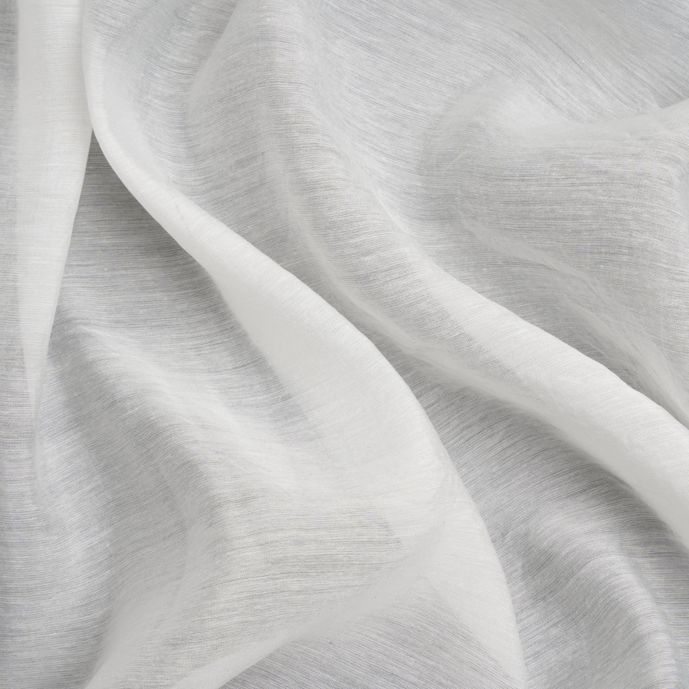 Famous Australian Designer White Cotton and Polyester Voile - Joann Fabrics