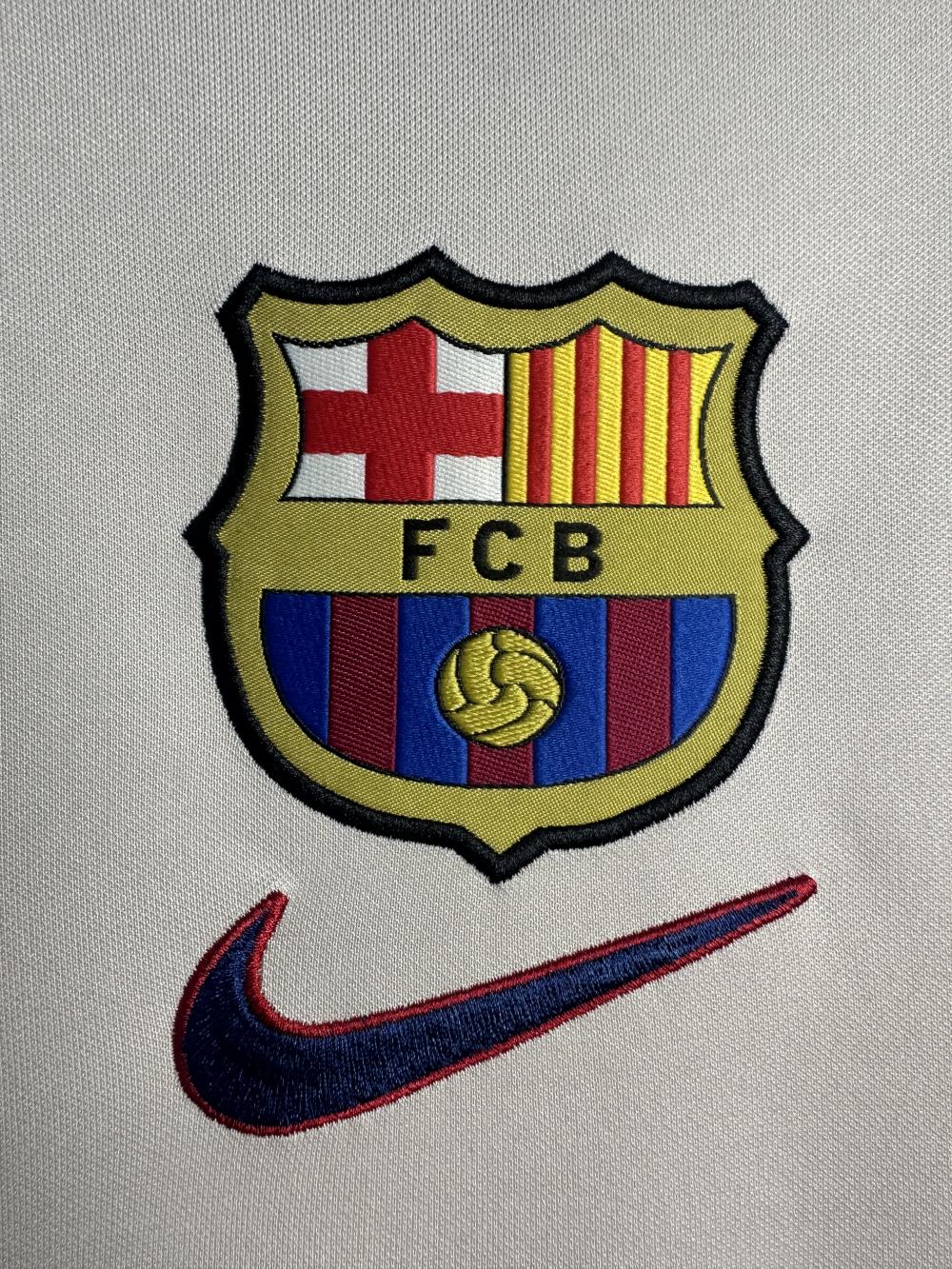 1998/1999 Retro Long Sleeve Barcelona Away Football Shirt 1:1 Thai Quality