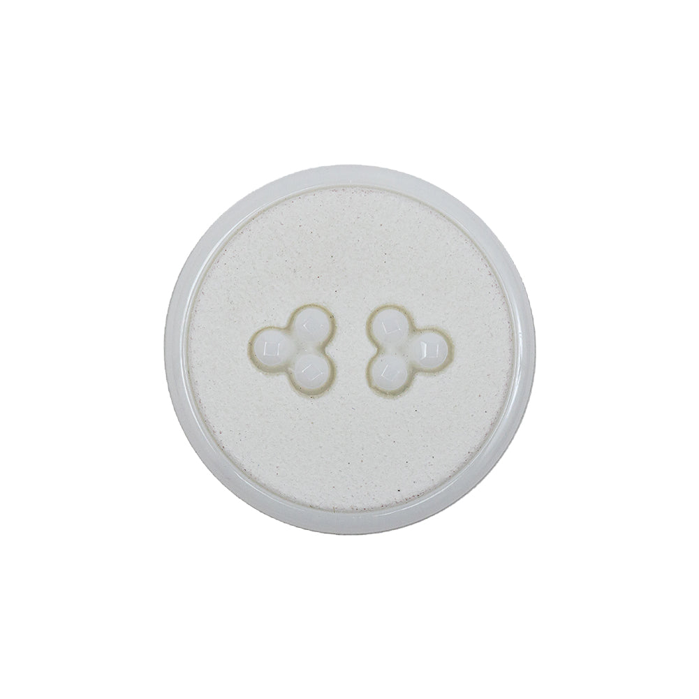 White Matte and Shiny Shank Back Plastic Button - 36L/23mm - Joann Fabrics