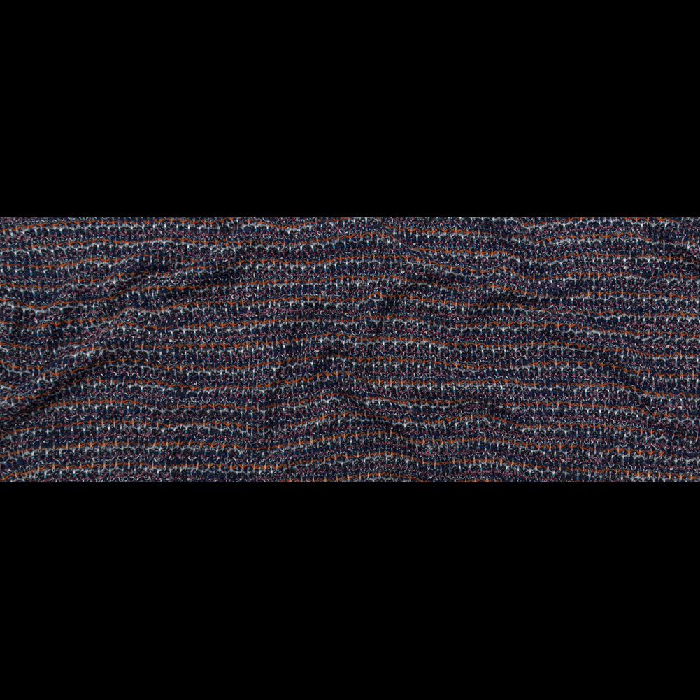 Eclipse, Rustic Orange and Red Striped Blended Wool Knit - Joann Fabrics