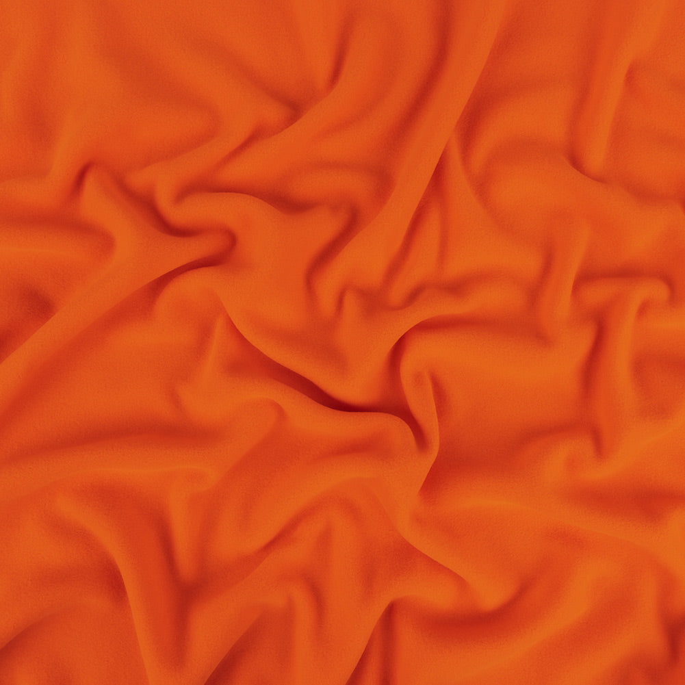 Flame Orange Recycled Polyester Stretch Knit Fleece - Joann Fabrics
