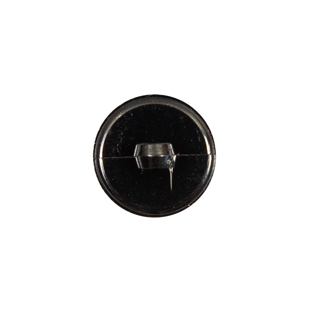 Italian Gunmetal Chrome Plated Floral Nylon Button - 24L/15mm - Joann Fabrics