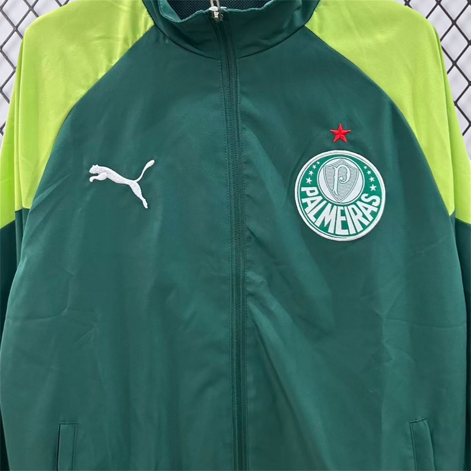 Palmeiras 25-26 Training Windbreaker Jacket - Green - UnitedFutballJersey