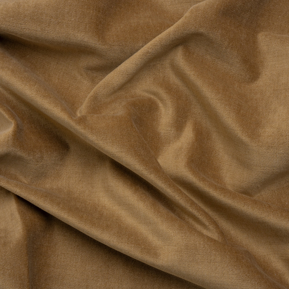 Polyester and Cotton Upholstery Velvet - Caramel - Corry Collection - Joann Fabrics