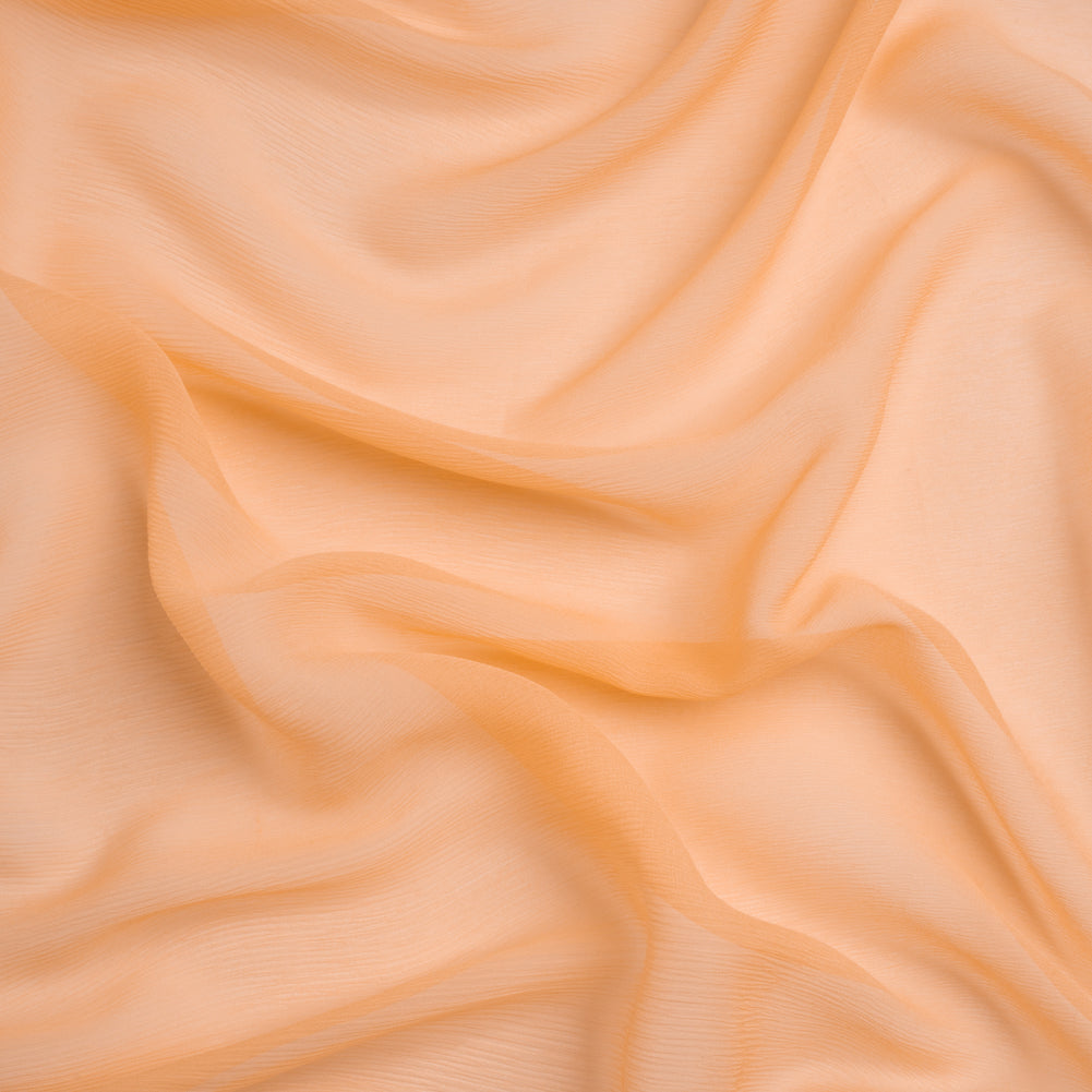 Crinkled Silk Chiffon - Peach - Premium Collection - Joann Fabrics