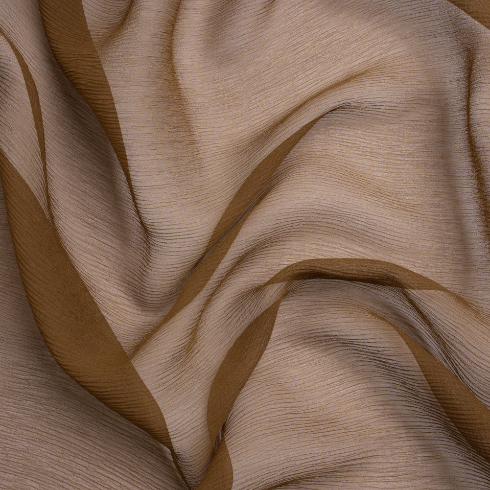 Crinkled Silk Chiffon - Dark Olive - Premium Collection - Joann Fabrics