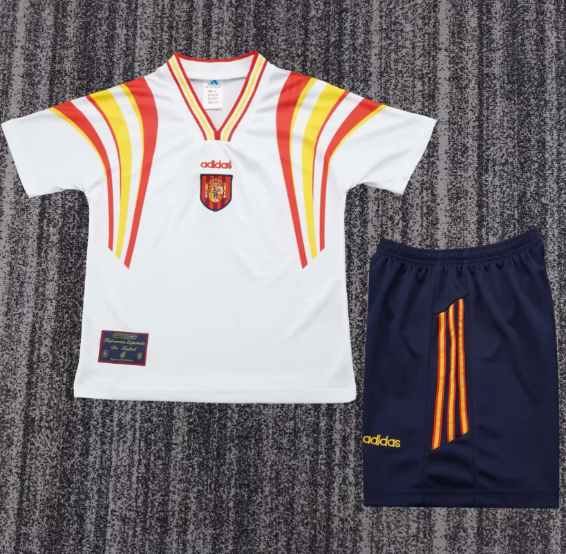1996 Retro Spain Third Away Football Jersey 1:1 Thai Quality Kids Size