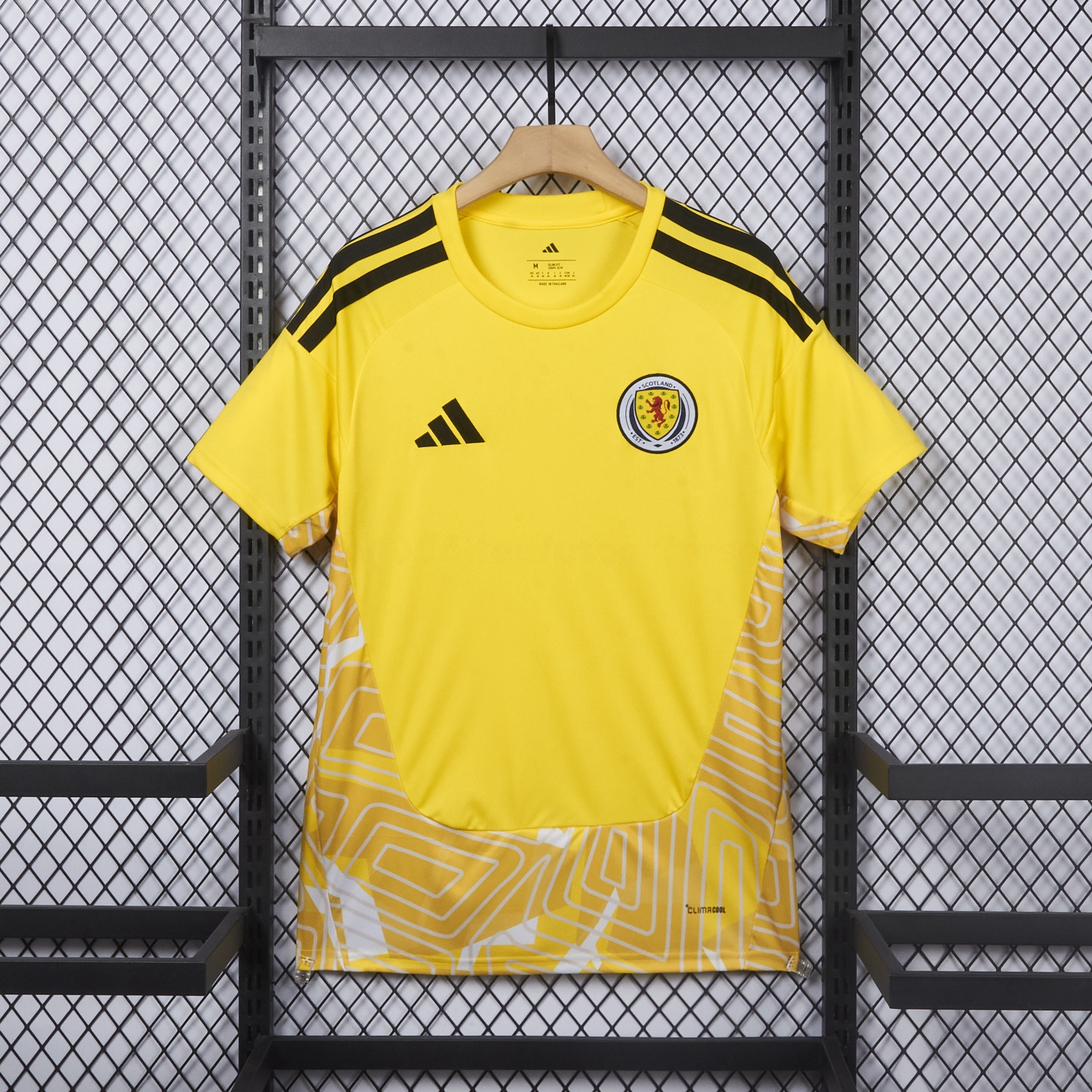 S-c-o.t l.a-n.d 2026 Yellow Goalkeeper Jersey - Fans Version - UnitedFutballJersey