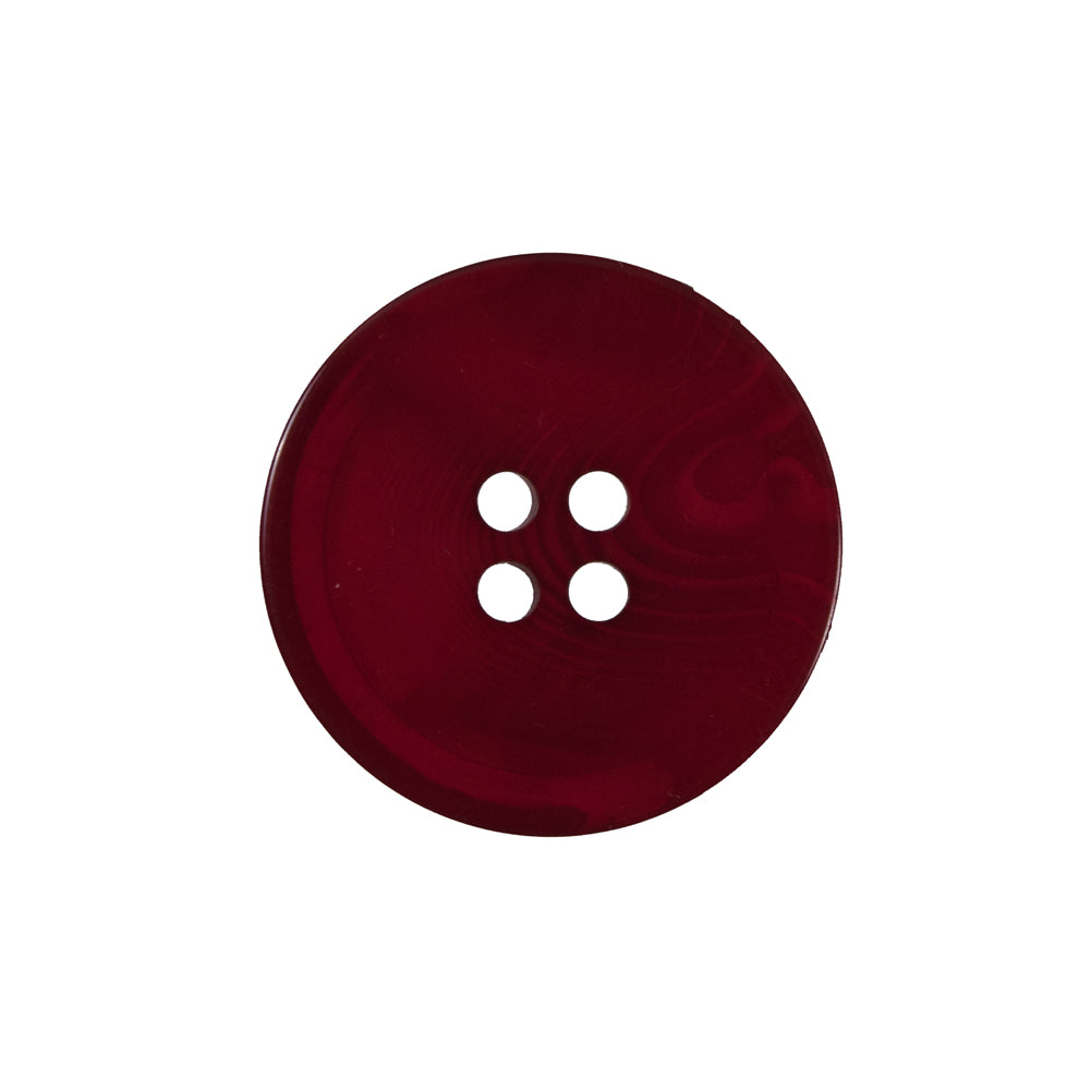 Red Translucent Four-Hole Button - 36L/23mm - Joann Fabrics