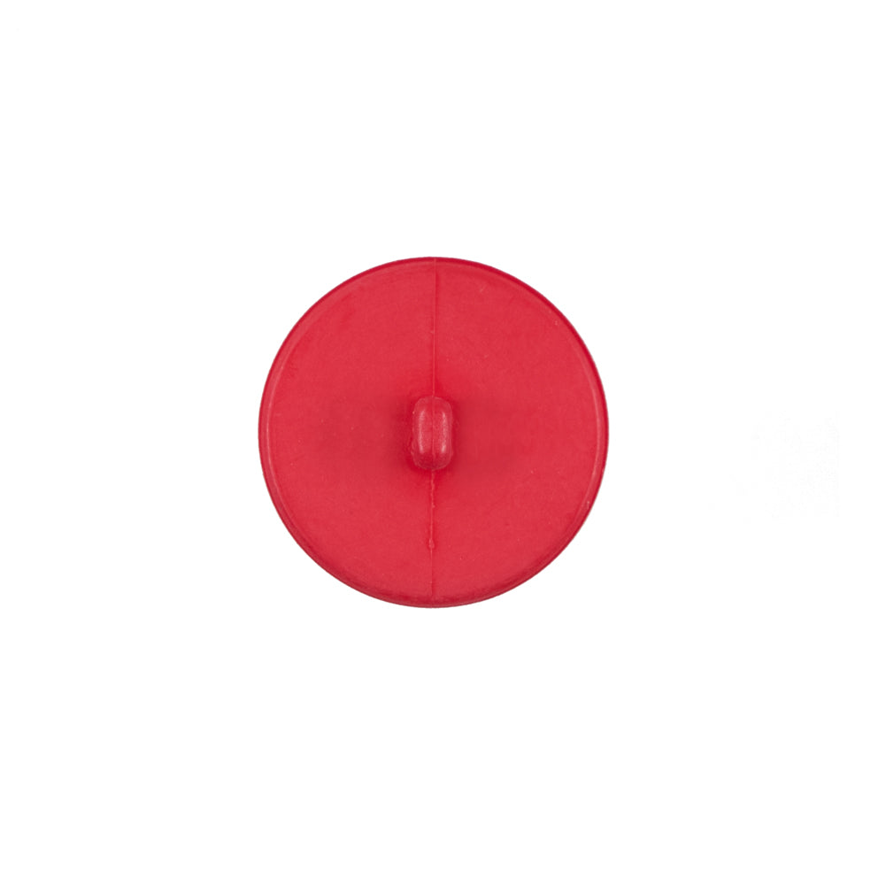 Italian Matte Flame Scarlet Domed Plastic Button - 24L/15mm - Joann Fabrics