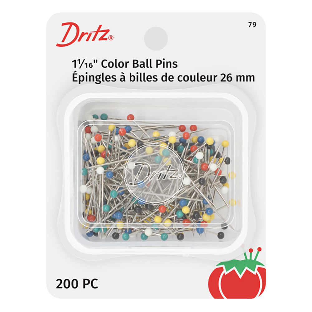 Dritz Color Ball Pins - 1.0625