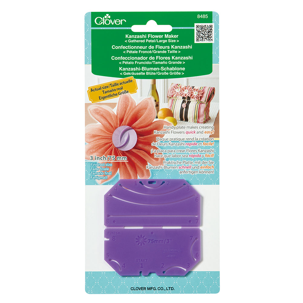 Clover Kanzashi Flower Maker - Gathered Petal - Large 3