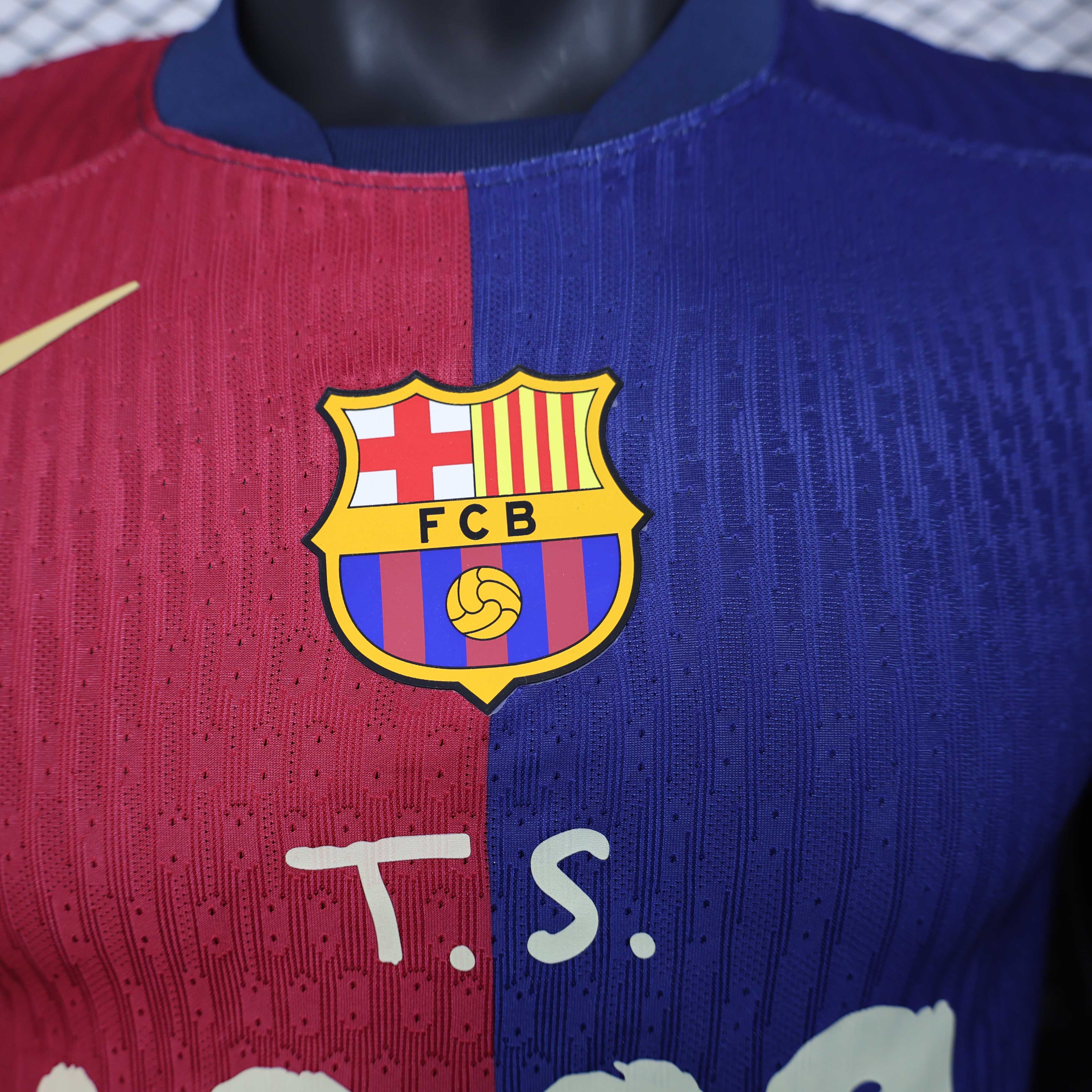 2025/2026 Player Version Barcelona Home 1989 Advertise Football Jersey 1:1 Thai Quality