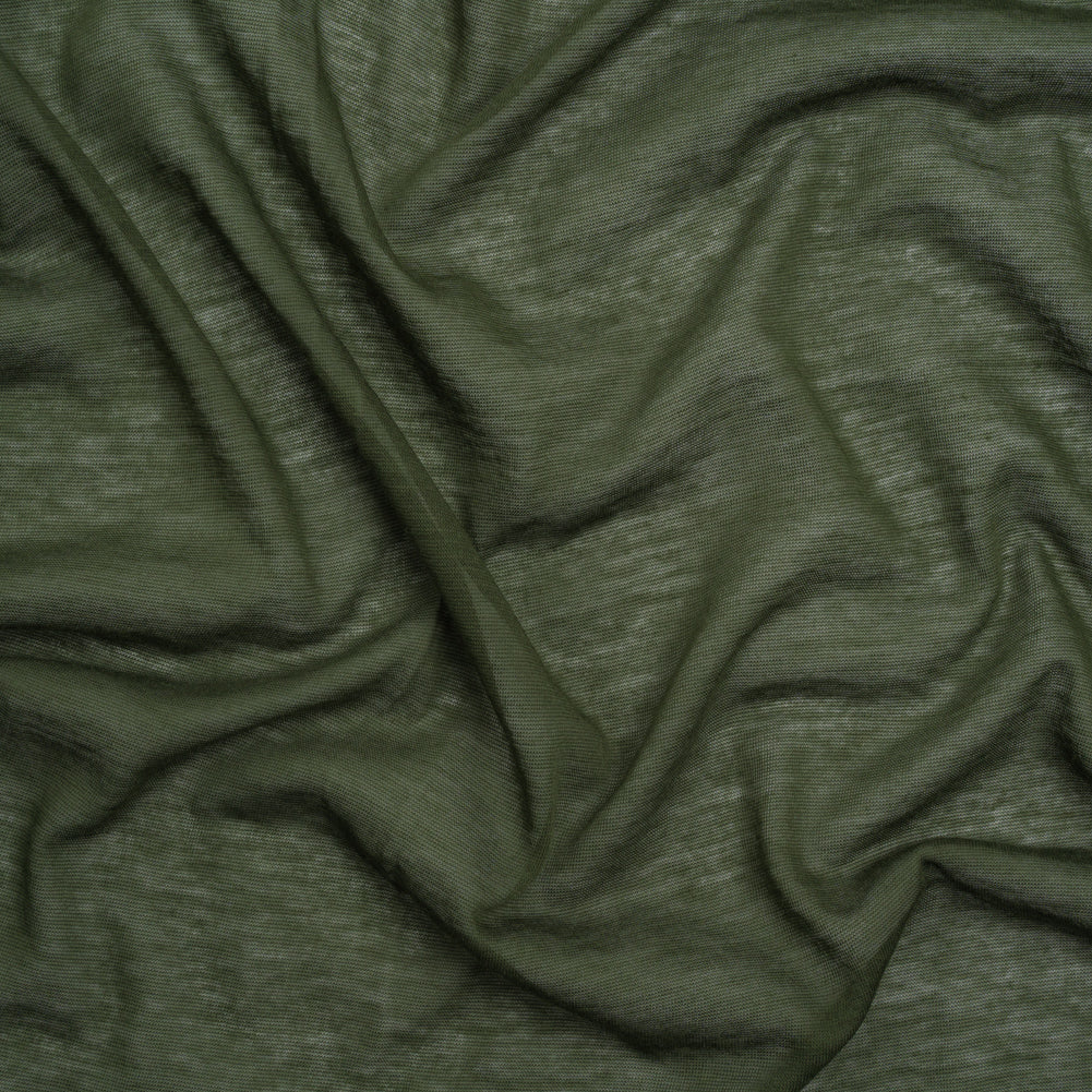 Featherweight Cotton Jersey - Herb Green - Designer Deadstock - Joann Fabrics