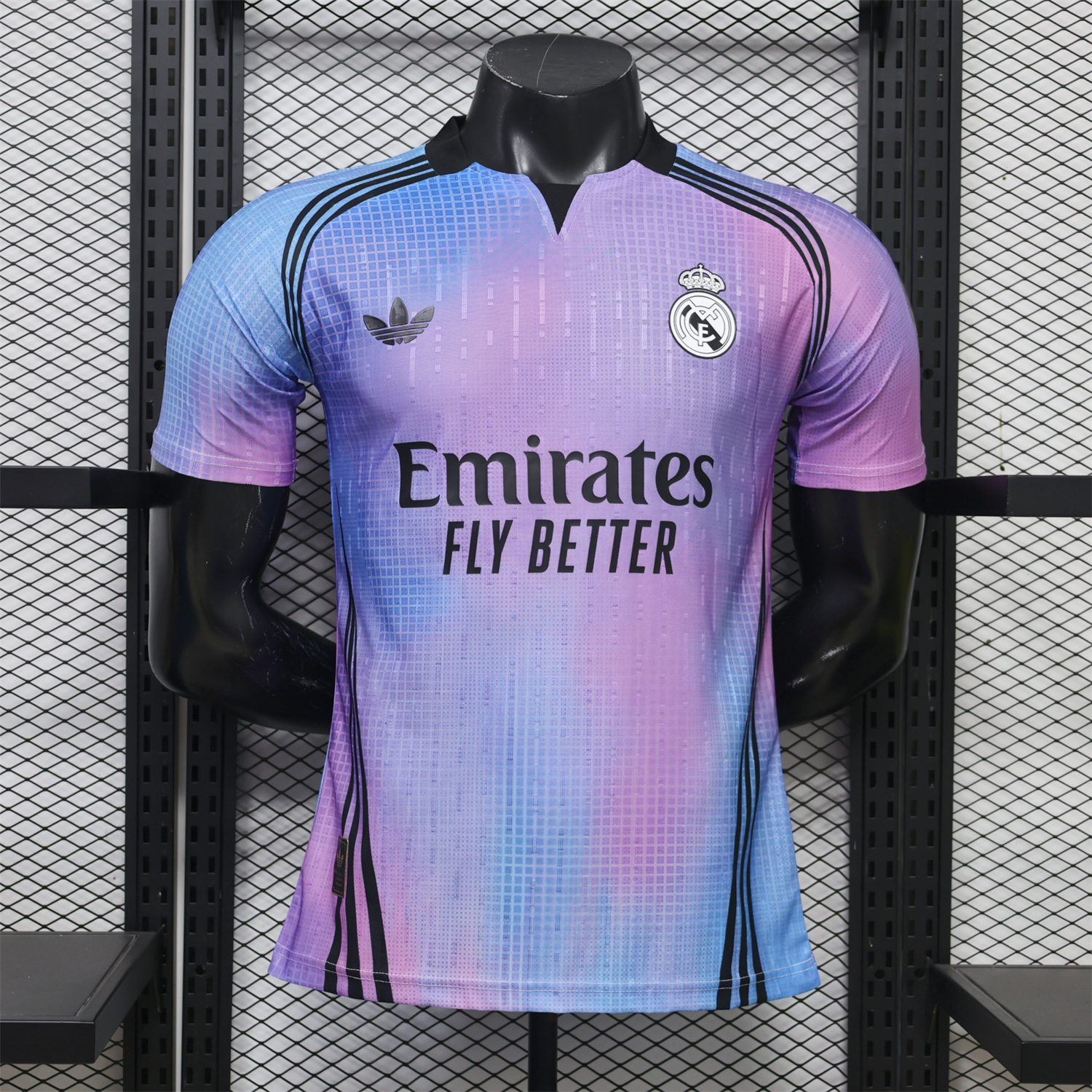 Real Madrid 26-27 Adidas Originals Blue-purple-pink Gradient Special Jersey - Player Version - UnitedFutballJersey