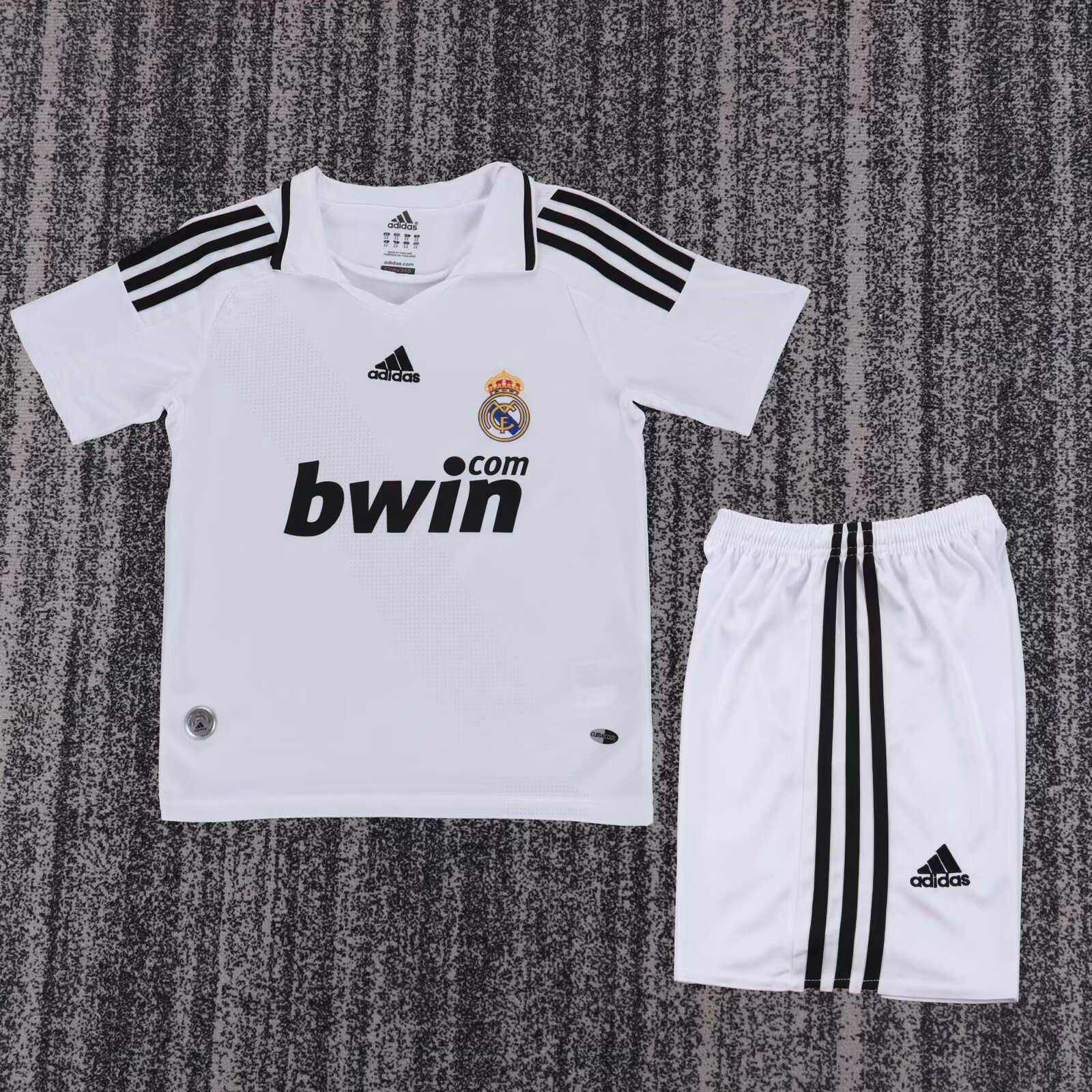 2008/2009 Retro Real Madrid Home Football Jersey 1:1 Thai Quality Kids Size