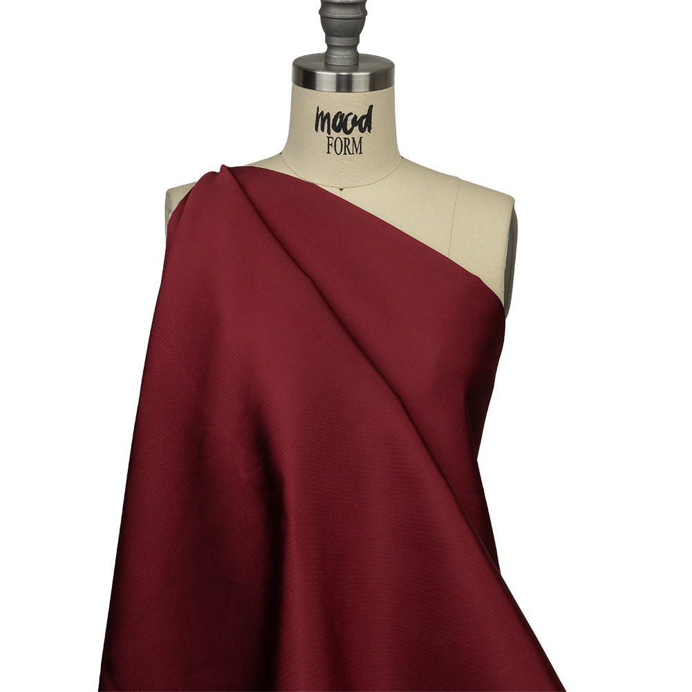 Olwyn Metallic Black and Space Cherry Double Faced Luxury Mikado - Joann Fabrics