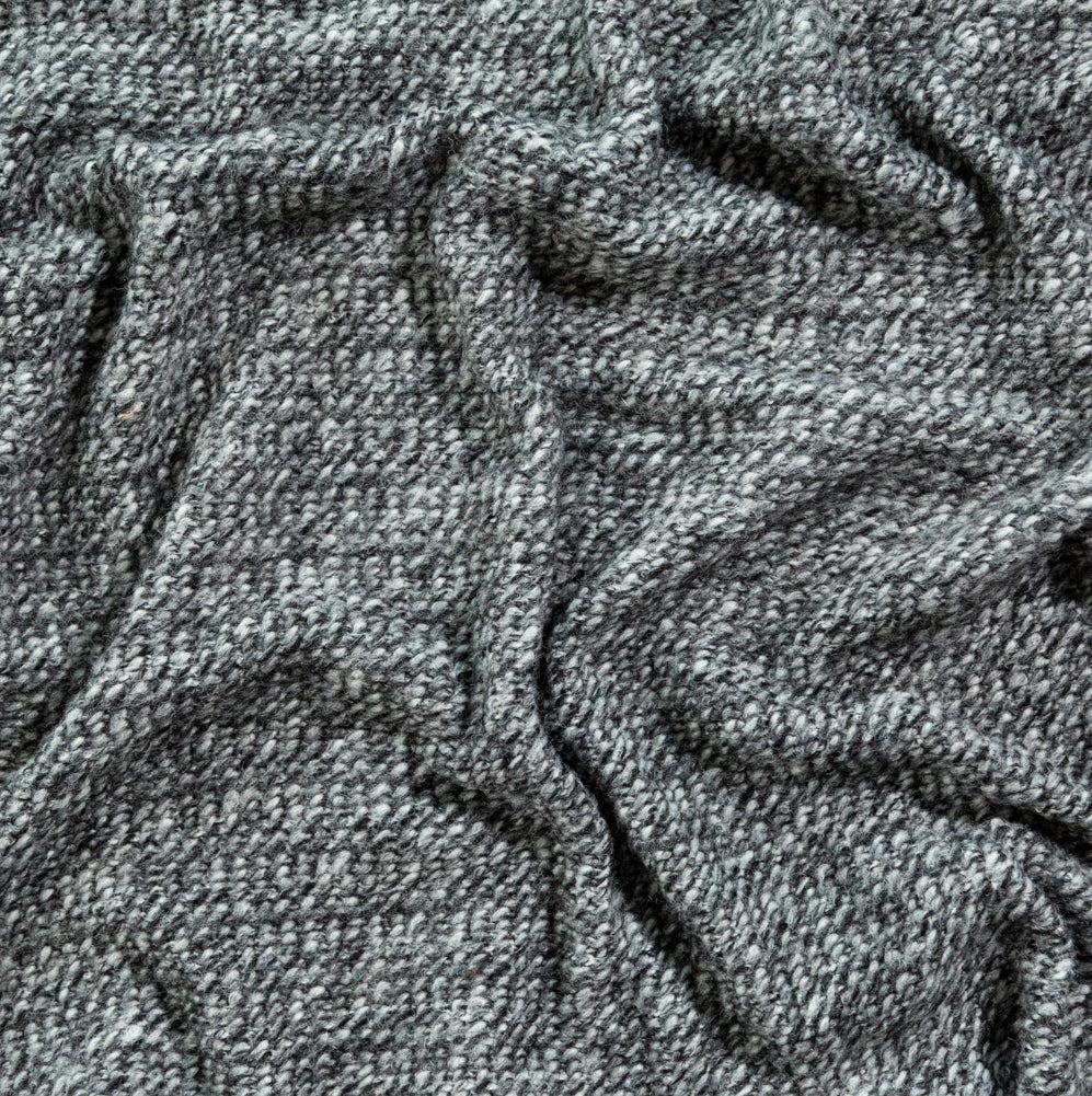 Italian Black and White Chevron Chunky Wool Knit - Joann Fabrics