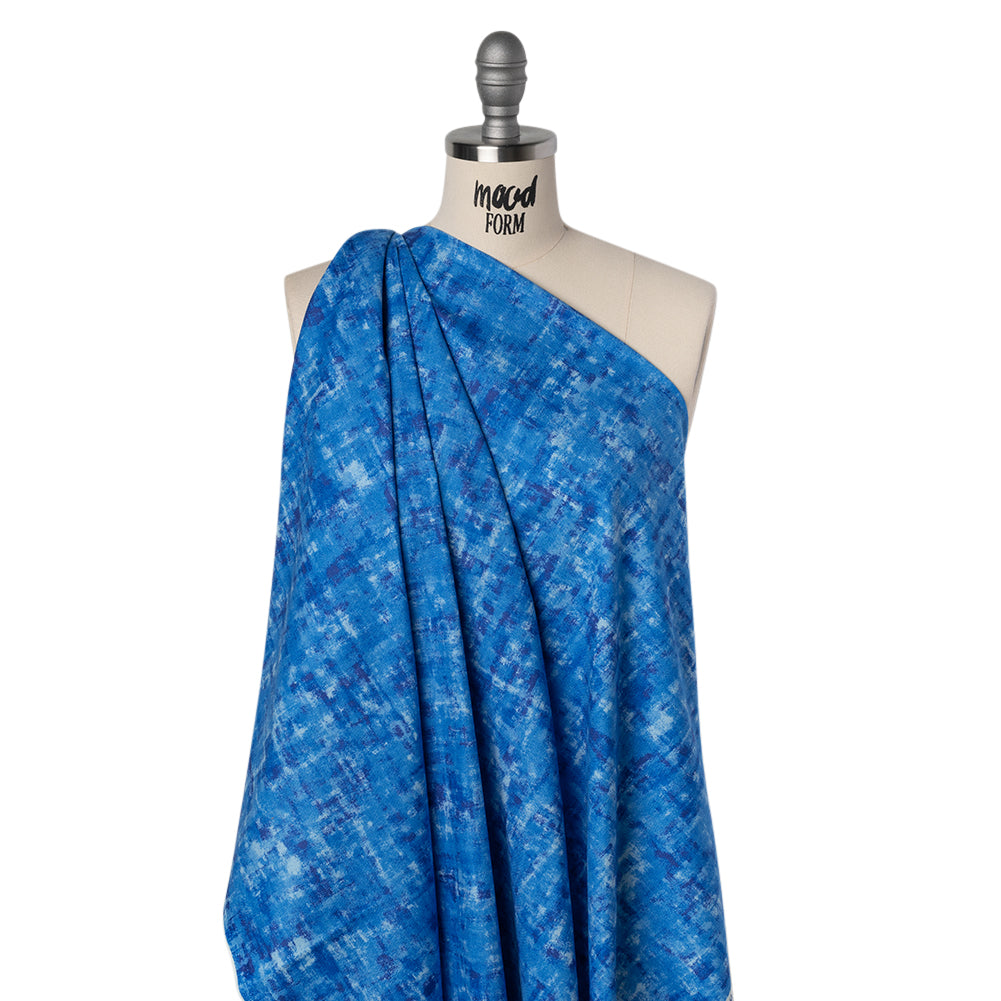 Printed Quilting Cotton by Patrick Lose for Northcott - Blue Note Jazzy Painted Texture - Tonal Trios Collection - Joann Fabrics