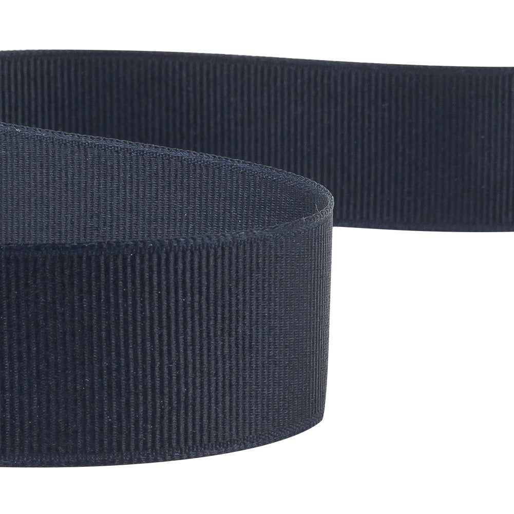 Navy Grosgrain Ribbon - 0.9375