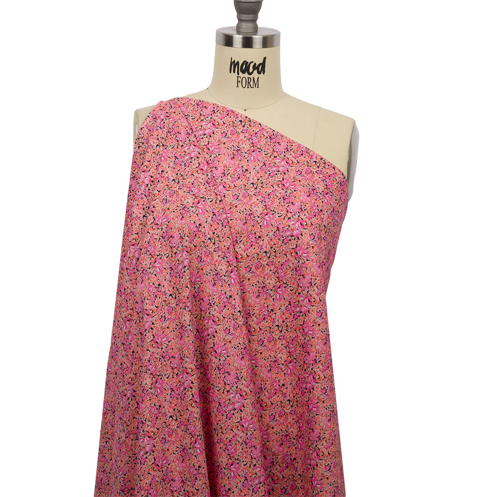 Cotton Voile - Pink Floral - Titania's Dream Print - Mood Exclusive Secret Garden Collection - Joann Fabrics