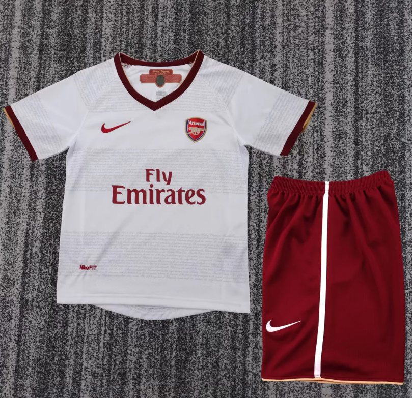 2007/2008 Retro Arsenal Away Football Shirt 1:1 Thai Quality Kids Size
