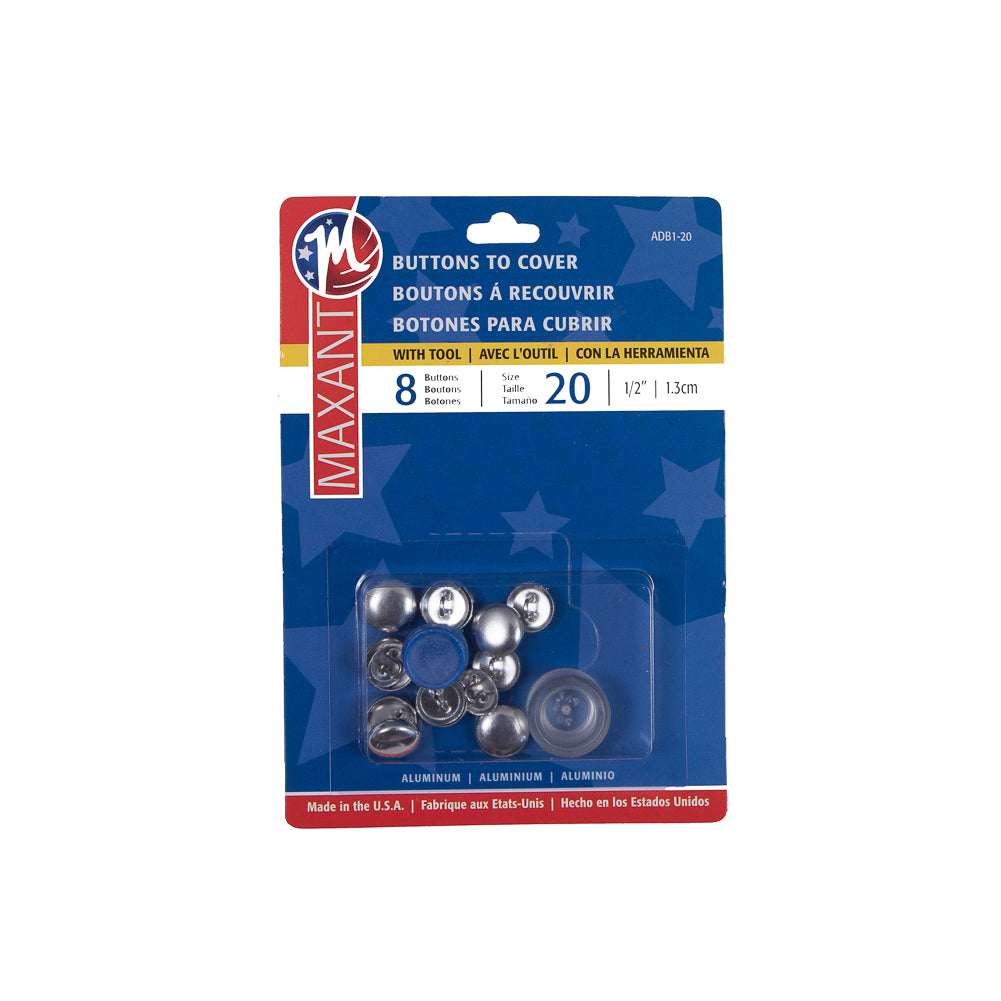 Maxant Button Cover Kit-20 - Joann Fabrics