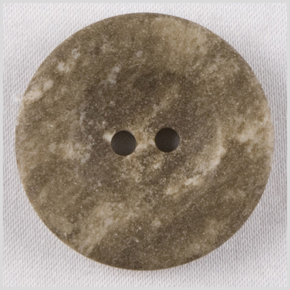 Plastic 2-Hole Button - 40L/25.5mm - Warm Gray and Beige Mottled Stone-Look - Joann Fabrics