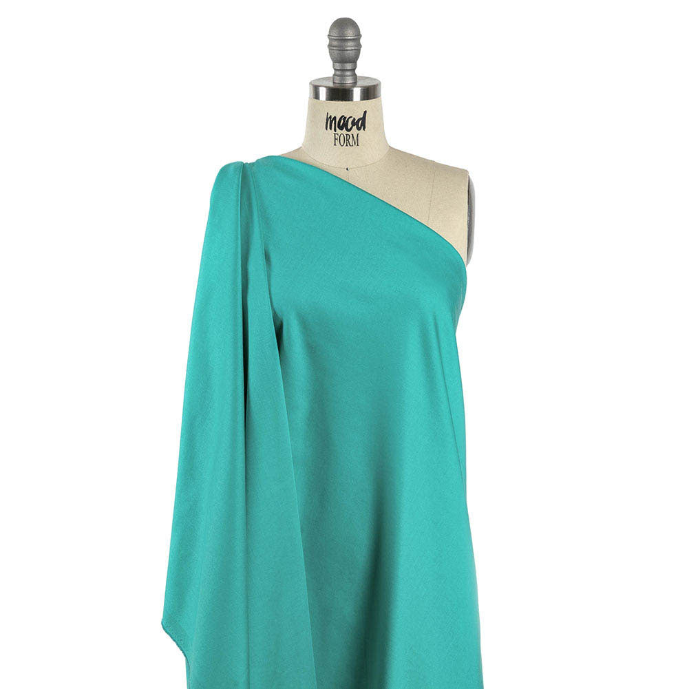 Stretch Cotton Sateen - Turquoise - Mood Exclusive Carlos Collection - Joann Fabrics