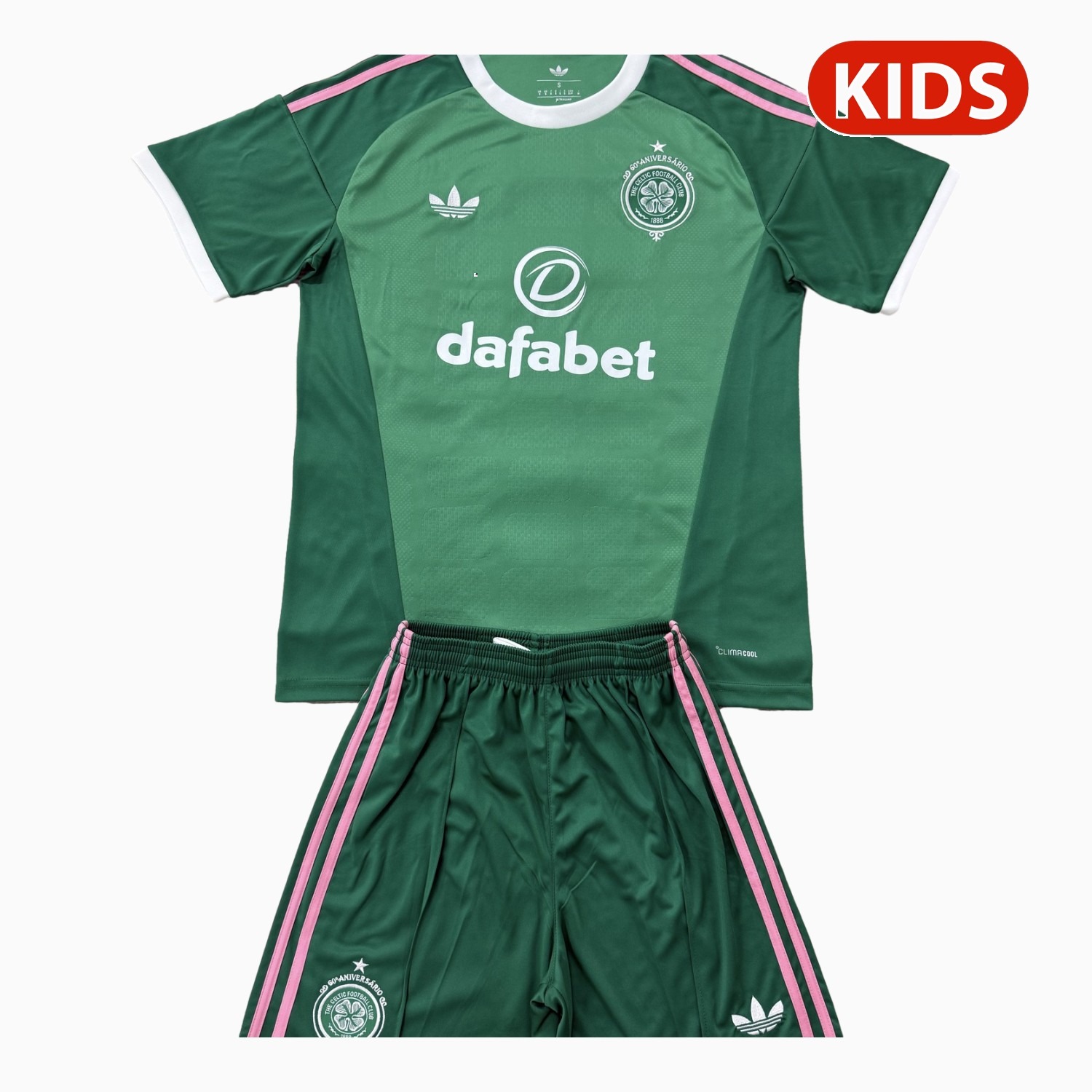Celtic 26-27 Green Goalkeeper Kids Kit - UnitedFutballJersey