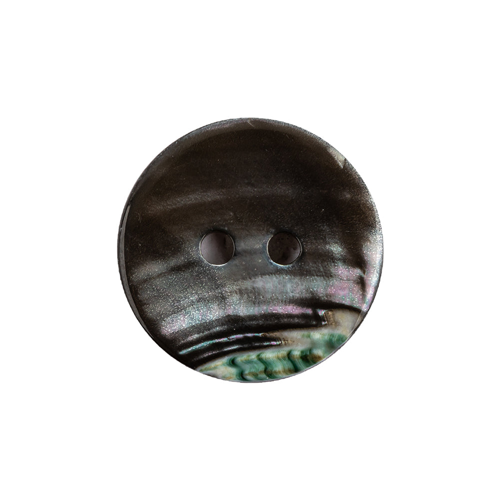 Imported Gray Mother of Pearl 2-Hole Laser Cut Shell Button - 36L/23mm - Joann Fabrics